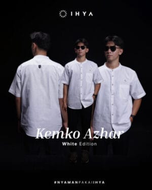Kemko Azhar Baju Koko Lengan Pendek Pria Dewasa